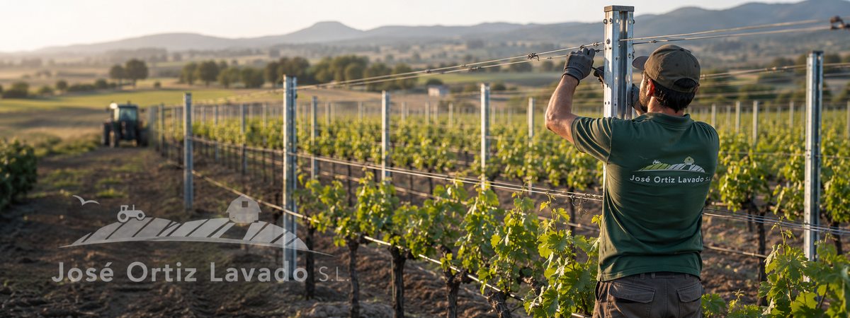 Espaldeiras agrícolas: uma estrutura que deve durar toda a vida da plantação